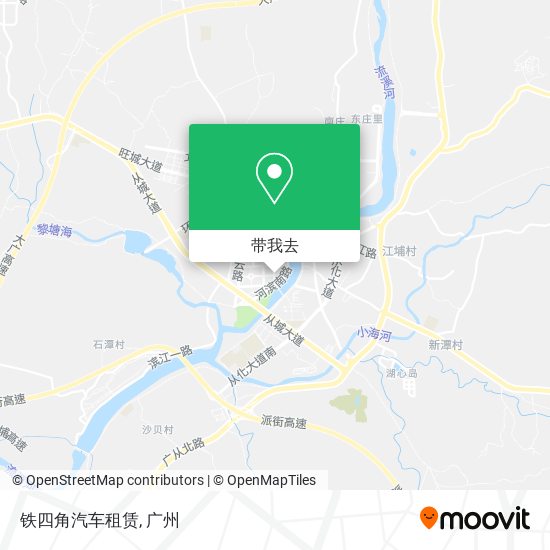 铁四角汽车租赁地图