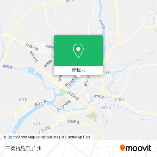 千柔精品店地图