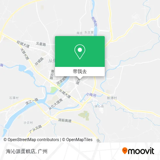 海沁源蛋糕店地图