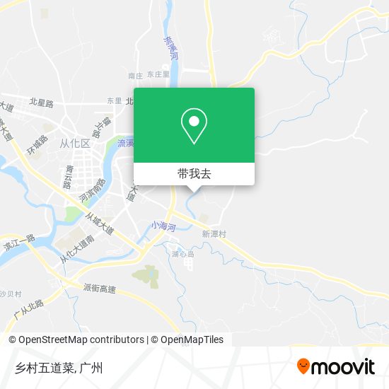 乡村五道菜地图