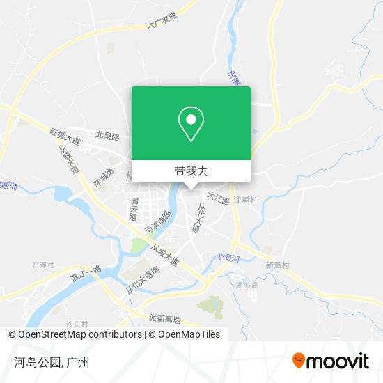 河岛公园地图