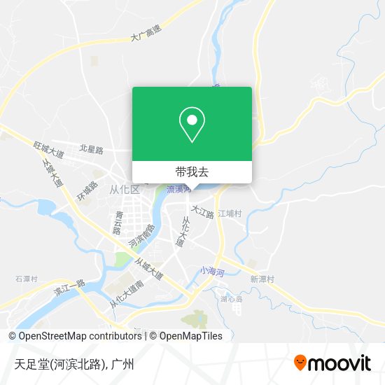 天足堂(河滨北路)地图