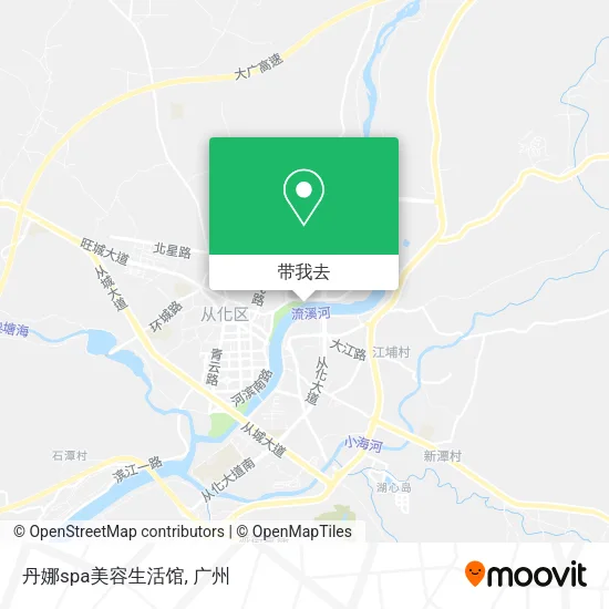 丹娜spa美容生活馆地图