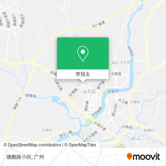 塘圈路小区地图