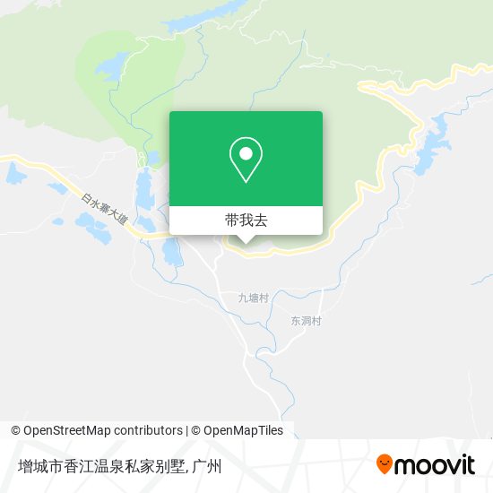 增城市香江温泉私家别墅地图