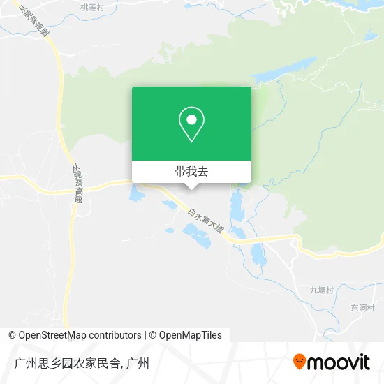 广州思乡园农家民舍地图