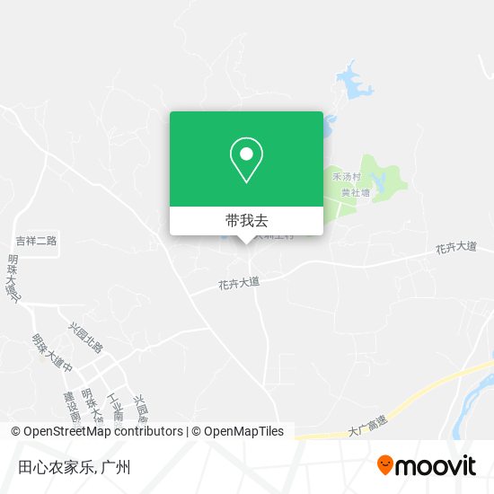 田心农家乐地图