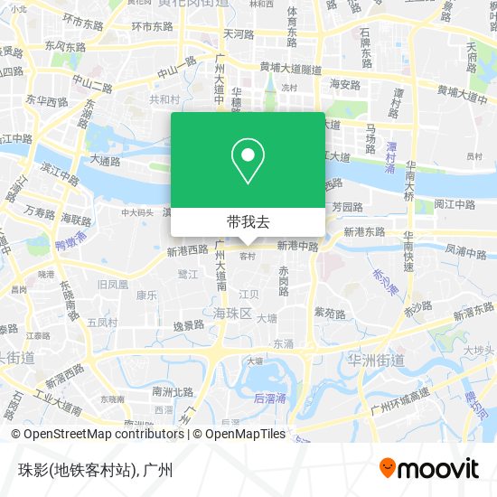 珠影(地铁客村站)地图