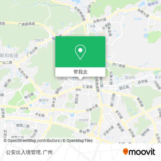 公安出入境管理地图