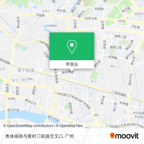 奥体南路与黄村三联路交叉口地图