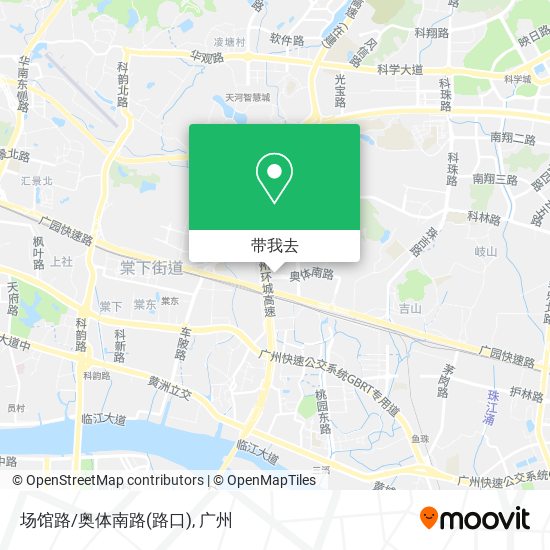 场馆路/奥体南路(路口)地图