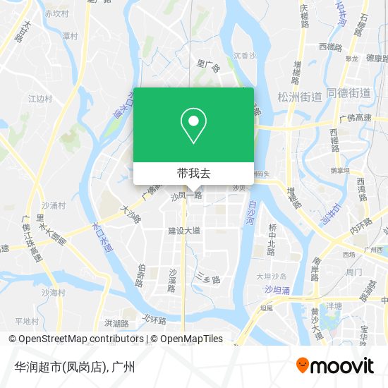 华润超市(凤岗店)地图