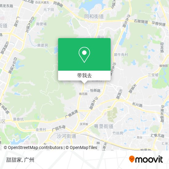 甜甜家地图