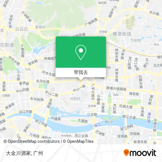 大金川酒家地图