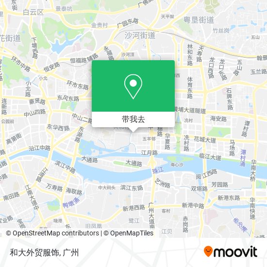 和大外贸服饰地图