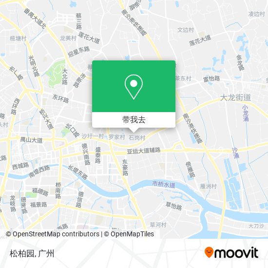 松柏园地图
