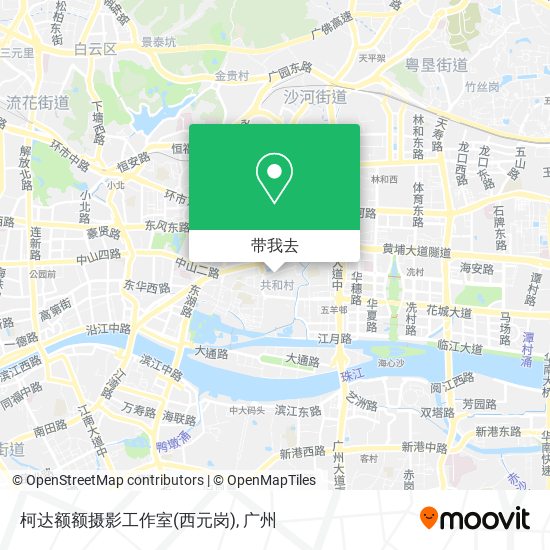 柯达额额摄影工作室(西元岗)地图