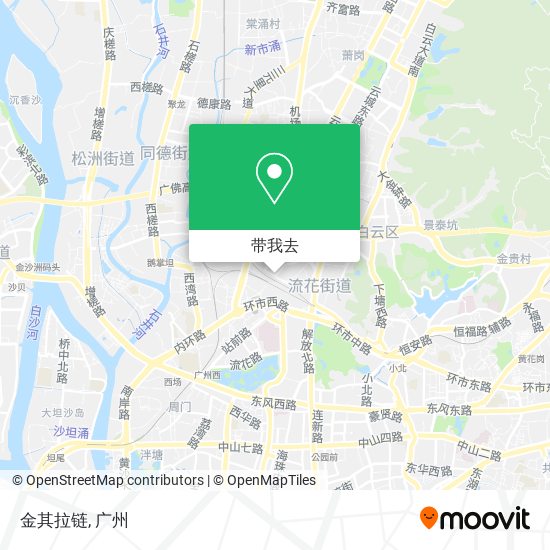 金其拉链地图