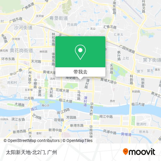 太阳新天地-北2门地图