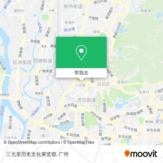 三元里历史文化展览馆地图