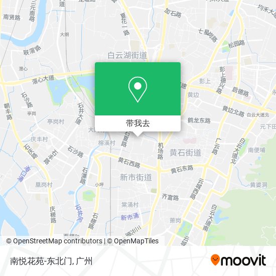 南悦花苑-东北门地图