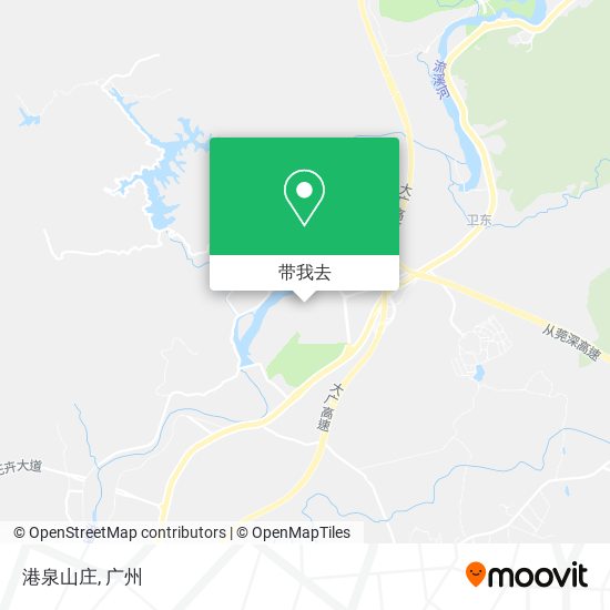 港泉山庄地图