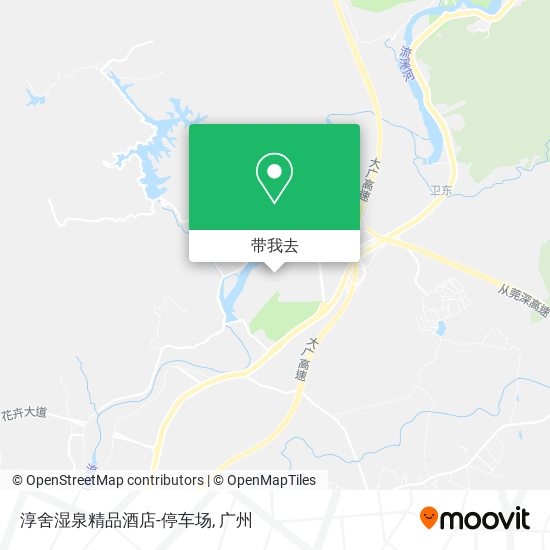 淳舍湿泉精品酒店-停车场地图