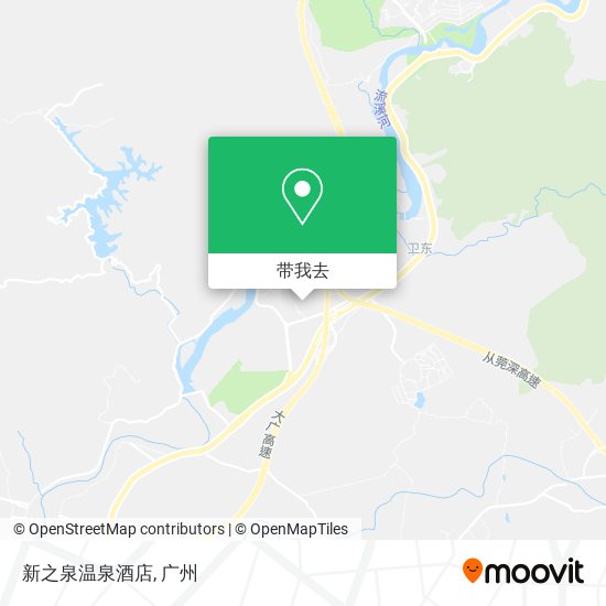 新之泉温泉酒店地图