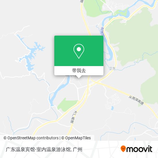 广东温泉宾馆-室内温泉游泳馆地图
