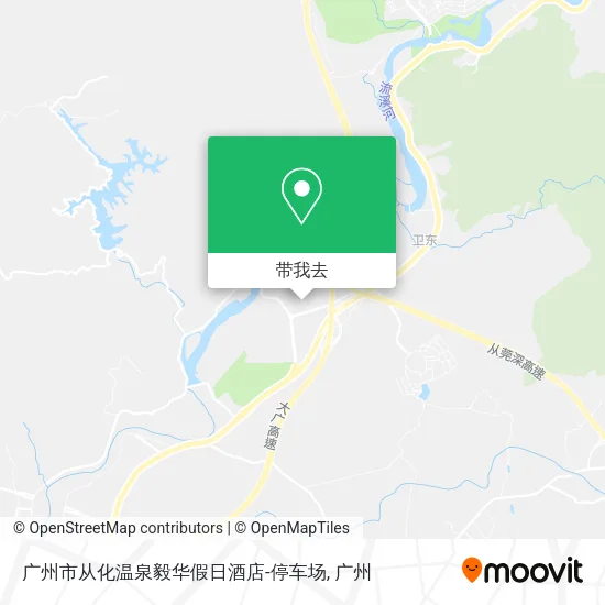 广州市从化温泉毅华假日酒店-停车场地图
