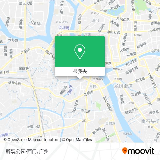 醉观公园-西门地图