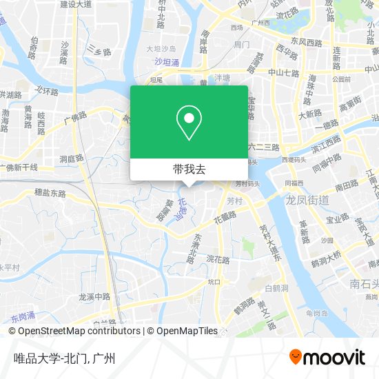 唯品大学-北门地图