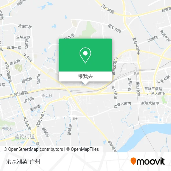 港森潮菜地图