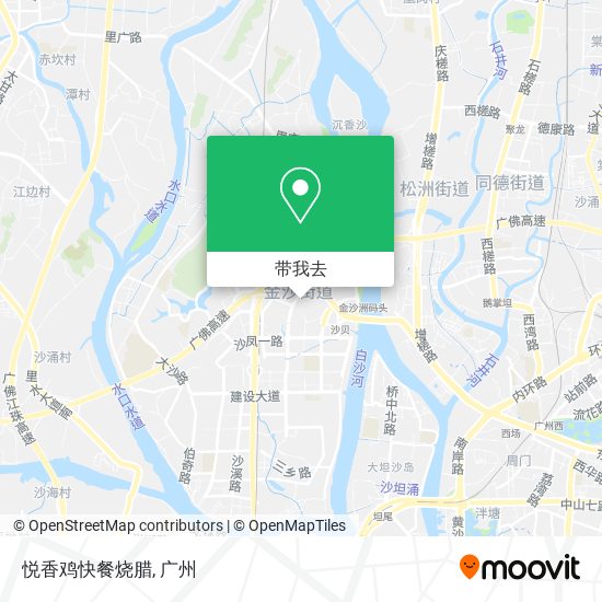 悦香鸡快餐烧腊地图