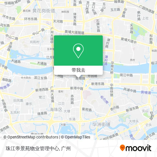 珠江帝景苑物业管理中心地图