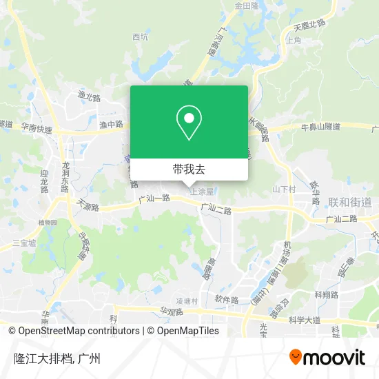 隆江大排档地图