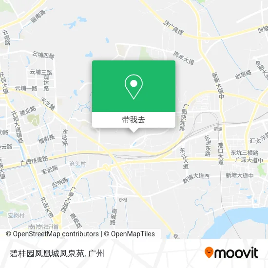 碧桂园凤凰城凤泉苑地图