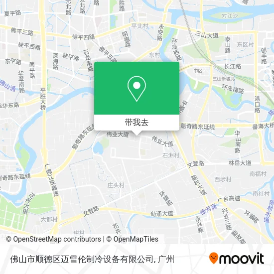 佛山市顺德区迈雪伦制冷设备有限公司地图