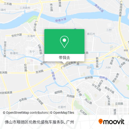 佛山市顺德区伦教伦盛拖车服务队地图