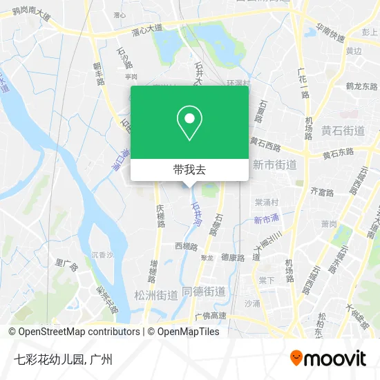 七彩花幼儿园地图