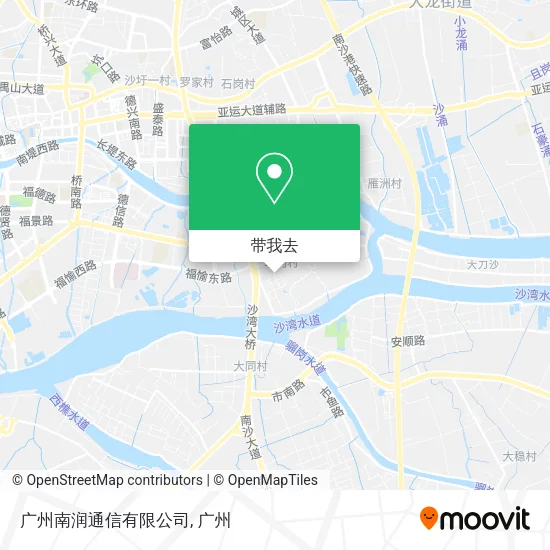 广州南润通信有限公司地图