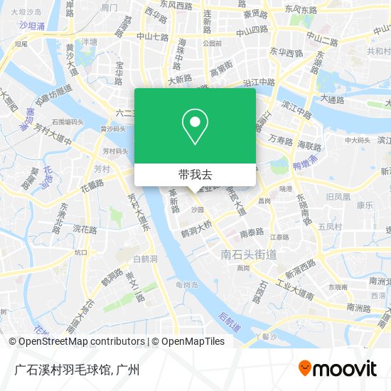广石溪村羽毛球馆地图