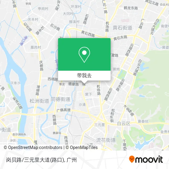 岗贝路/三元里大道(路口)地图
