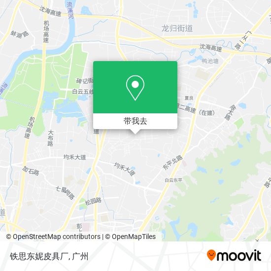 铁思东妮皮具厂地图
