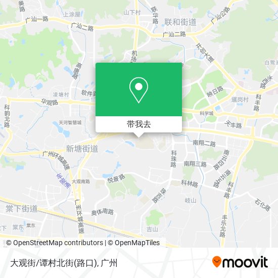 大观街/谭村北街(路口)地图