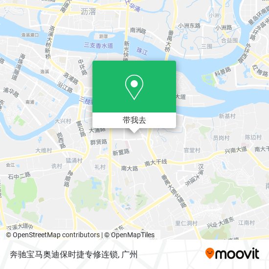 奔驰宝马奥迪保时捷专修连锁地图