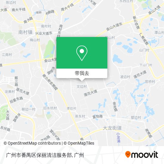 广州市番禺区保丽清洁服务部地图