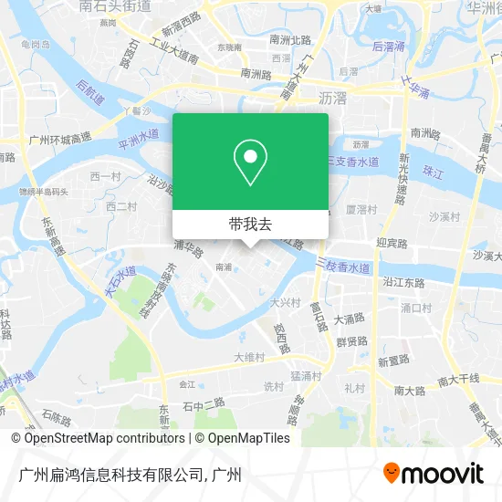 广州扁鸿信息科技有限公司地图
