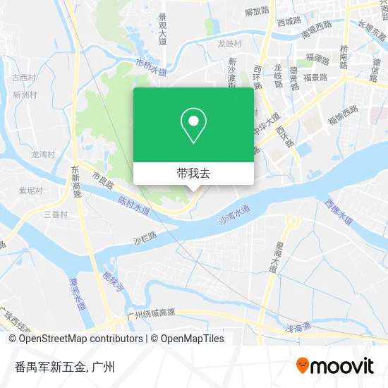 番禺军新五金地图