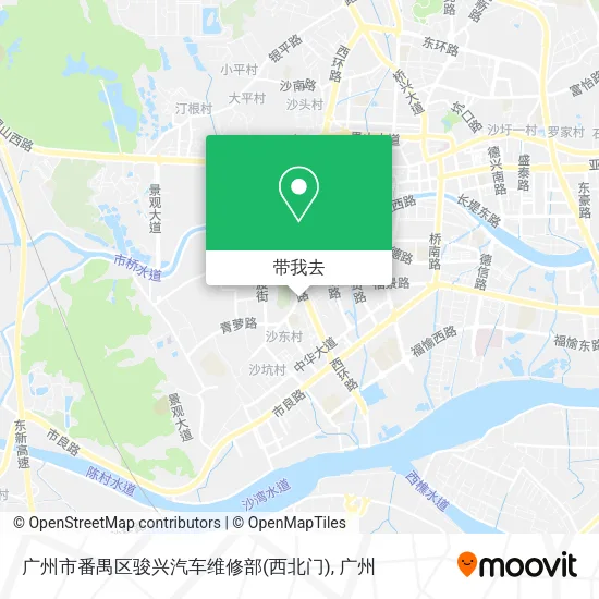 广州市番禺区骏兴汽车维修部(西北门)地图